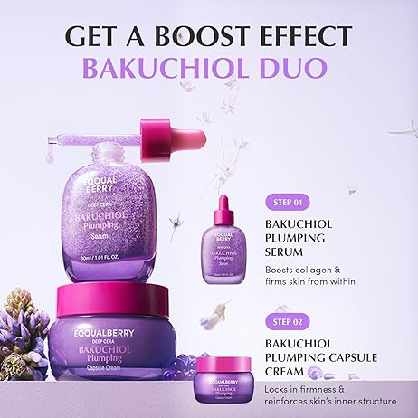 EQQUALBERRY Bakuchiol Plumping Face Serum ā 30ml