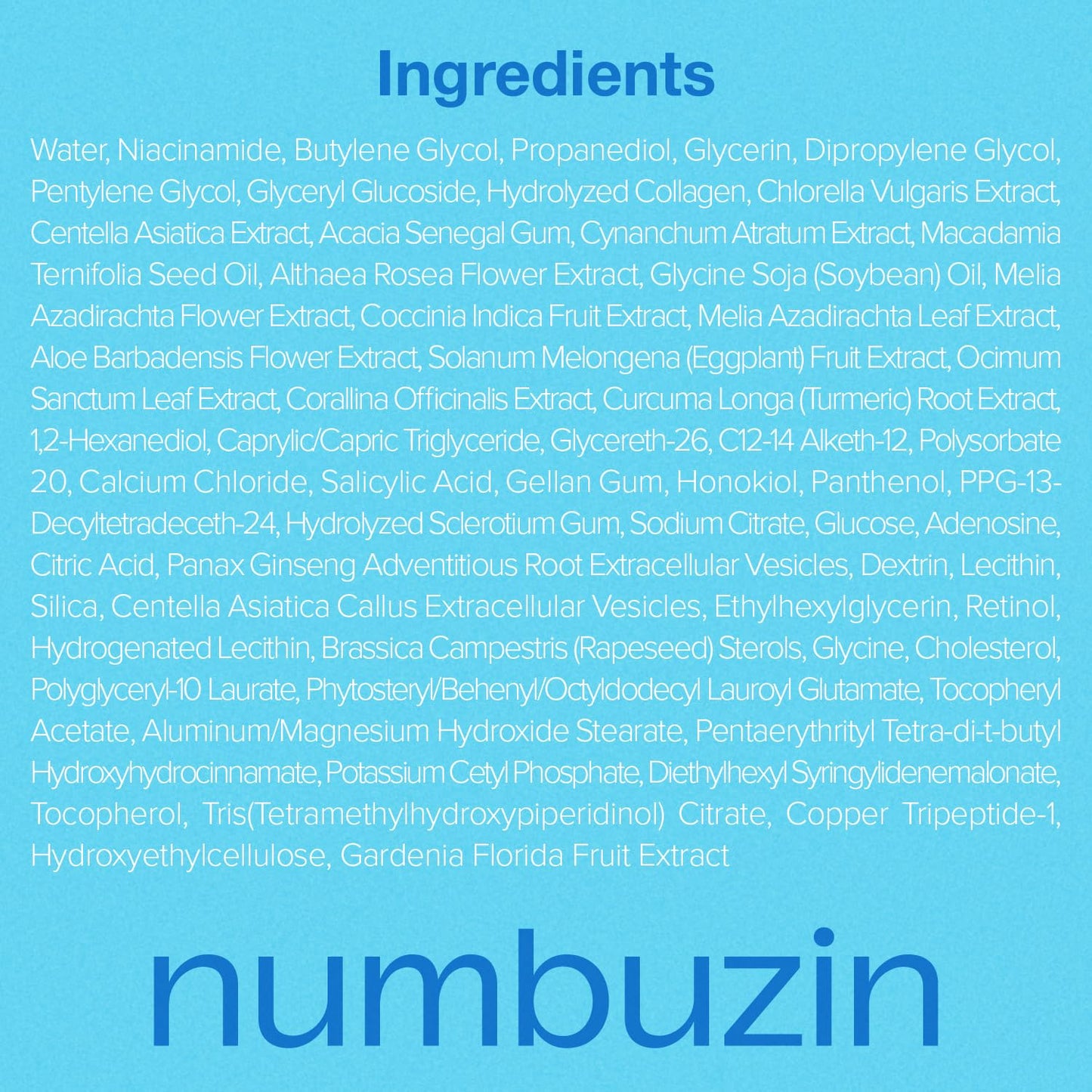 numbuzin No.3 Blue Bio-Retinol Pore Refining Serum – 50ml