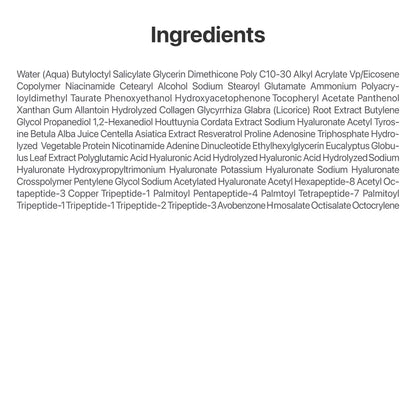 Numbuzin No.9 NAD+ BIO Super Defense Glow Sunscreen SPF50+ PA++++