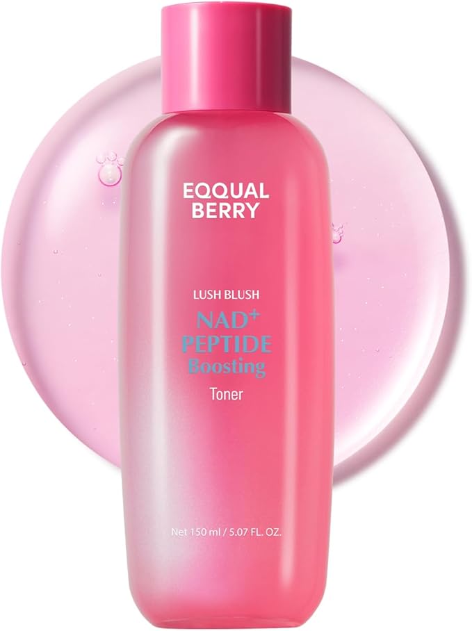 EQQUALBERRY Lush Blush NAD+ Peptide Boosting Toner – 150ml