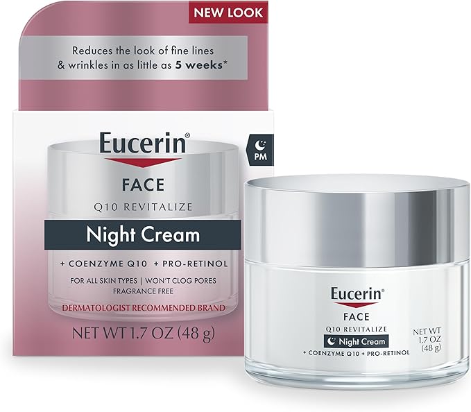 Eucerin Q10 Anti-Wrinkle Night Cream + Pro-Retinol – 48g