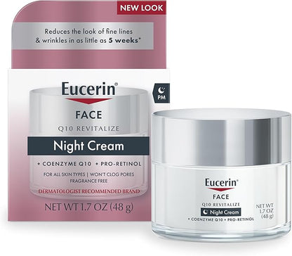 Eucerin Q10 Anti-Wrinkle Night Cream + Pro-Retinol – 48g