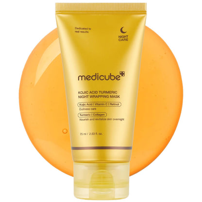 Medicube Kojic Acid Turmeric Vitamin C Wrapping Mask – Overnight Peel-Off Mask