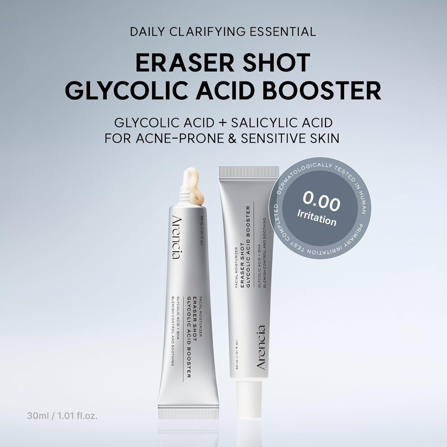 Arencia Eraser Shot Serum – Glycolic Acid Booster with AHA & BHA