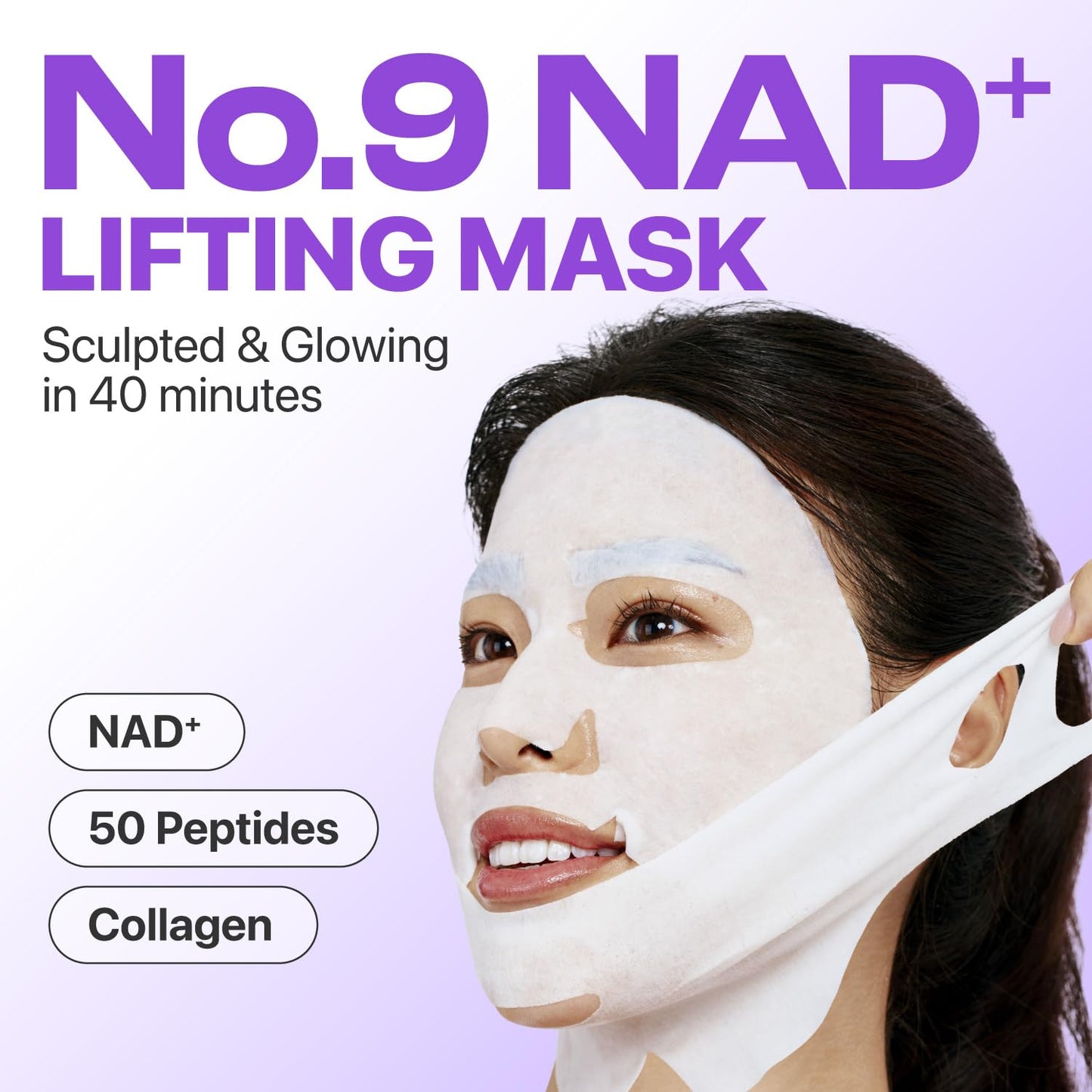 numbuzin No.9+ NAD+ BIO Lifting Full Face Mask
