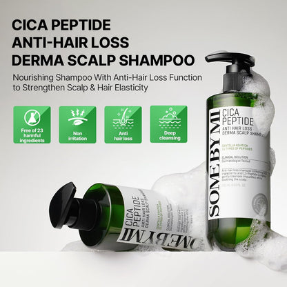 SOME BY MI Cica Peptide Anti Hair Loss Derma Scalp Shampoo – 285ml / 9.63 fl oz