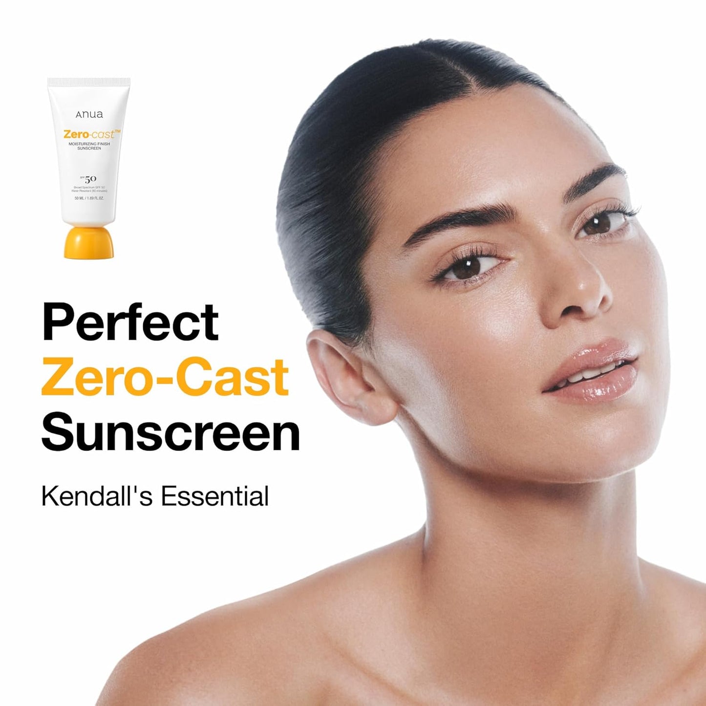 Anua Zero-Cast Moisturizing Sunscreen SPF50+ PA++++ – 50ml