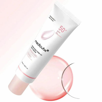 Medicube PDRN Pink Tone-Up Sun Cream SPF50+ PA++++ – 50ml