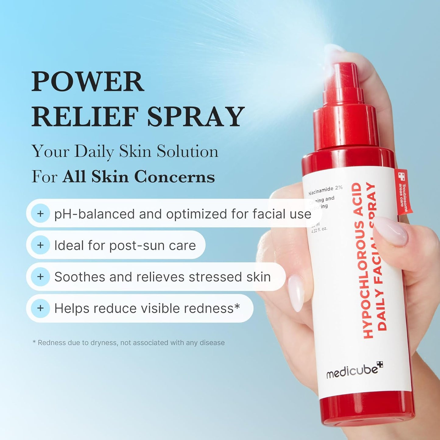 medicube Power Soothing Spray | Hypochlorous Acid Spray