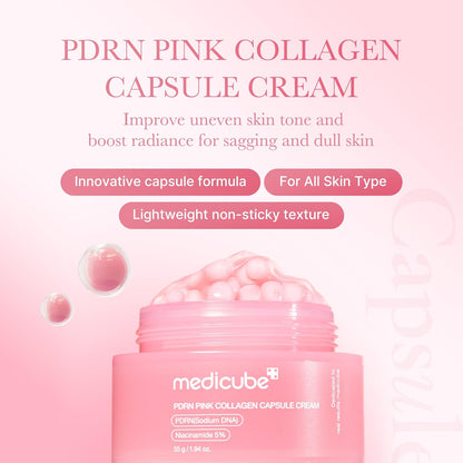 Medicube PDRN Pink Collagen Capsule Cream – 55g