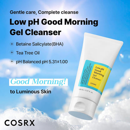 COSRX Low pH Good Morning Gel Cleanser – 150ml