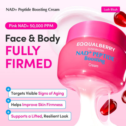 Eqqual Berry Lush Blush NAD+ Peptide Boosting Cream – 50ml