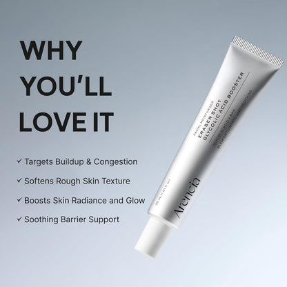 Arencia Eraser Shot Serum – Glycolic Acid Booster with AHA & BHA