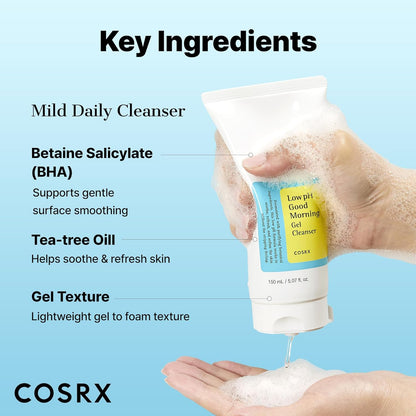 COSRX Low pH Good Morning Gel Cleanser – 150ml