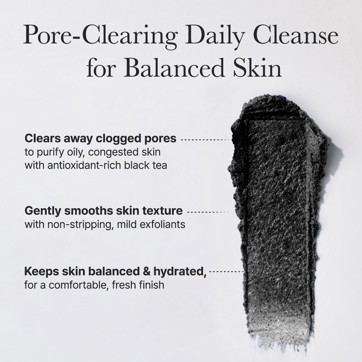ARENCIA Black Tea Rice Mochi Cleanser – 120g