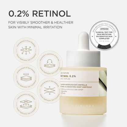 SKIN1004 Retinol 0.2% Boosting Shot Ampoule