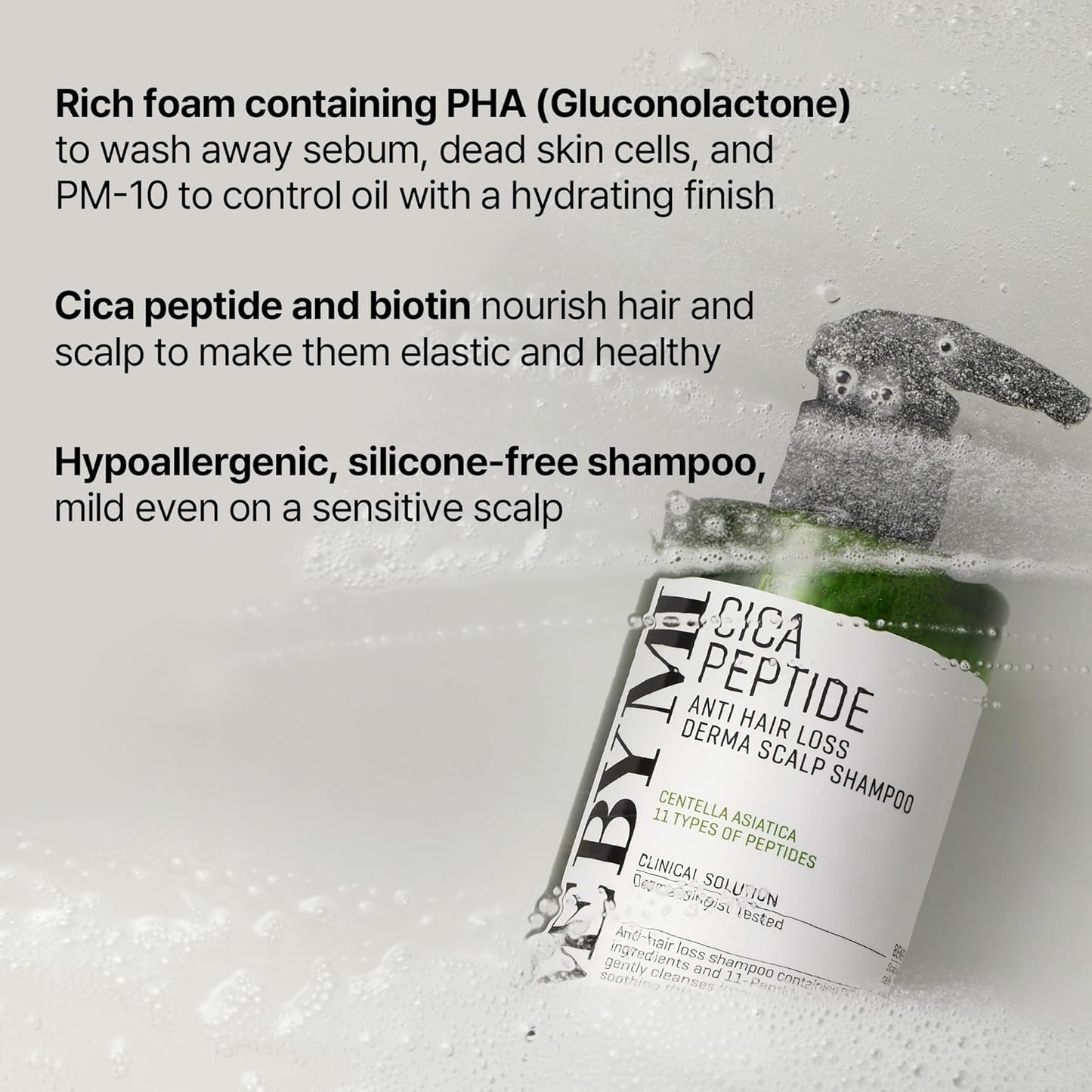 SOME BY MI Cica Peptide Anti Hair Loss Derma Scalp Shampoo – 285ml / 9.63 fl oz