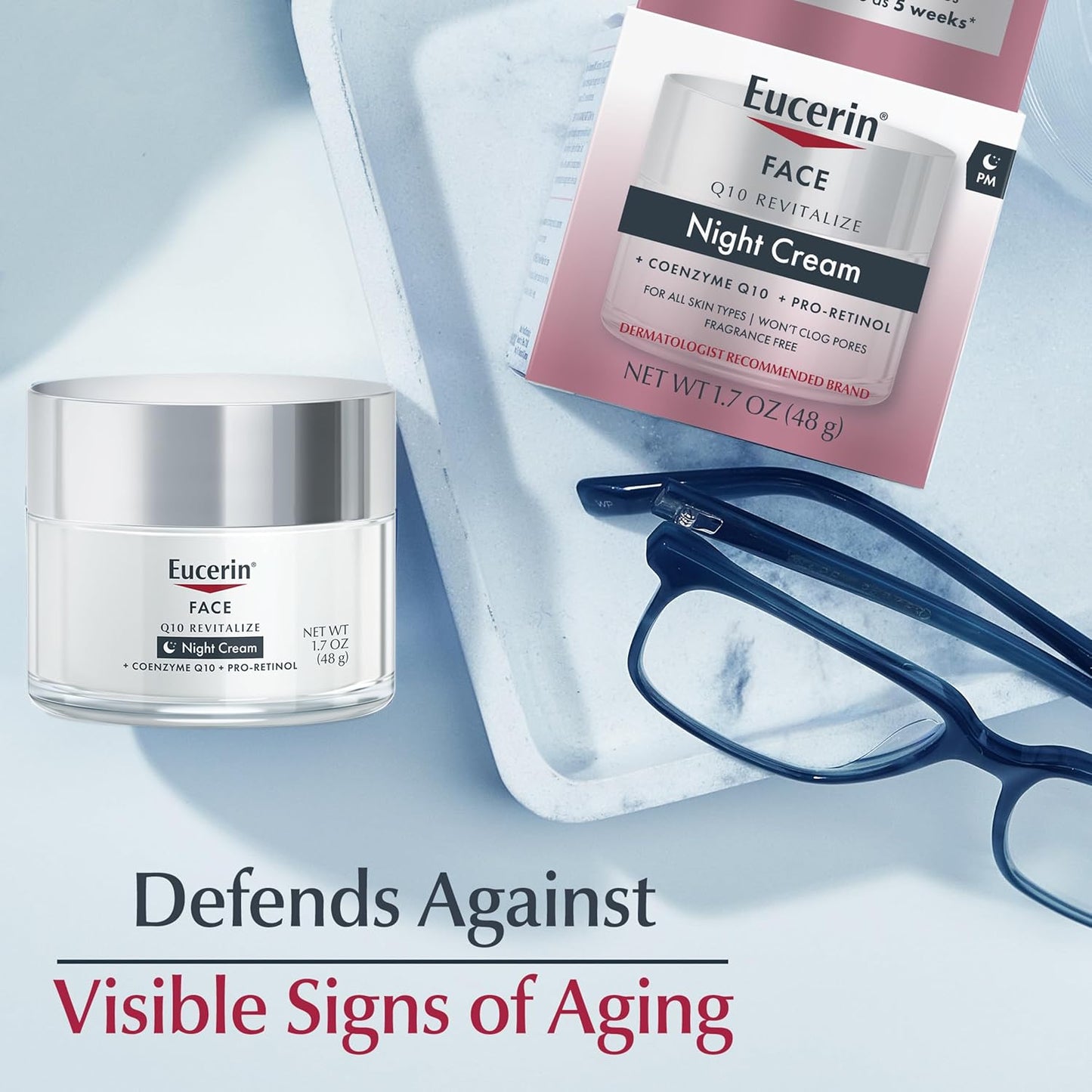 Eucerin Q10 Anti-Wrinkle Night Cream + Pro-Retinol – 48g