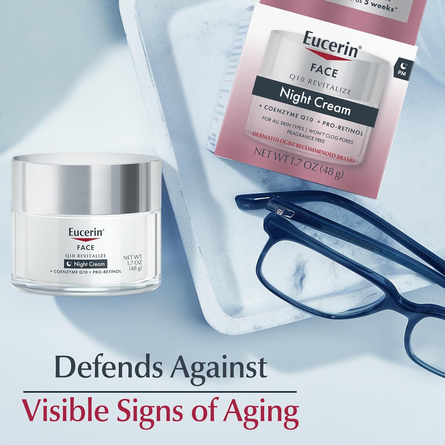 Eucerin Q10 Anti-Wrinkle Night Cream + Pro-Retinol – 48g