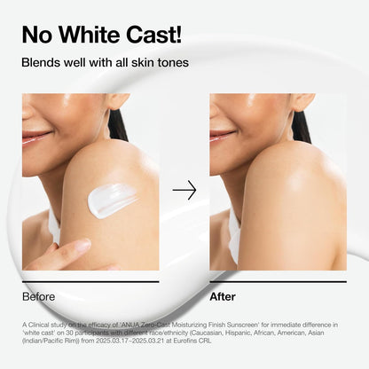 Anua Zero-Cast Moisturizing Sunscreen SPF50+ PA++++ – 50ml