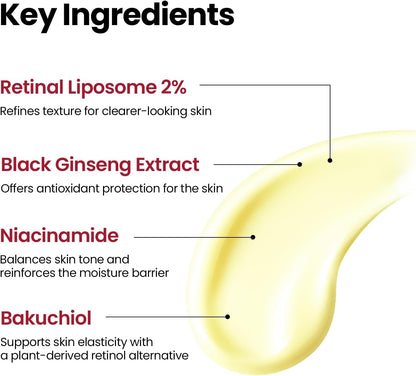 K-Secret Seoul 1988 Serum Retinal Liposome 2% + Black Ginseng – 30ml