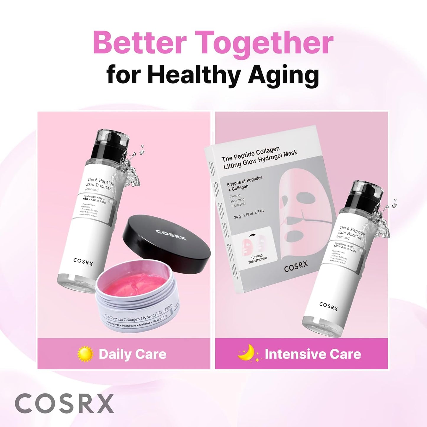 COSRX Pink Peptides Collagen Hydrogel Eye Patch