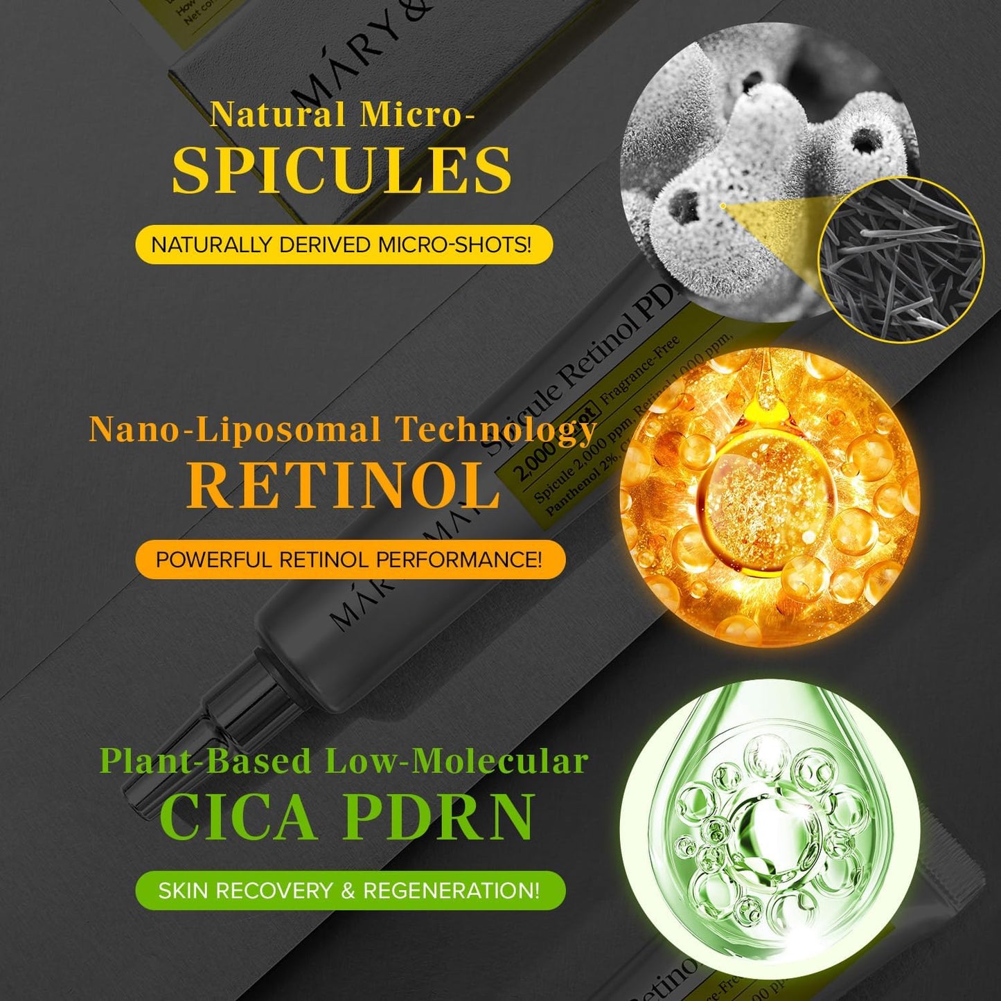 Mary & May Spicule Retinol PDRN Cream 2000 Shot – 15g