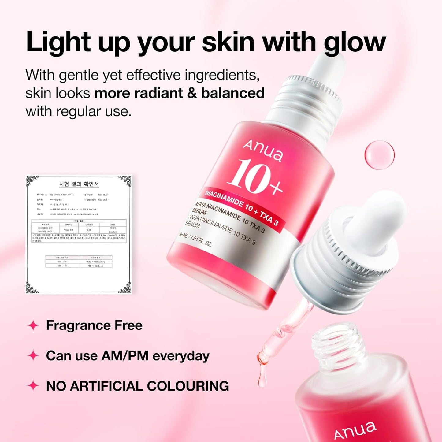 Anua Niacinamide 10% + TXA 4% Serum – 30ml