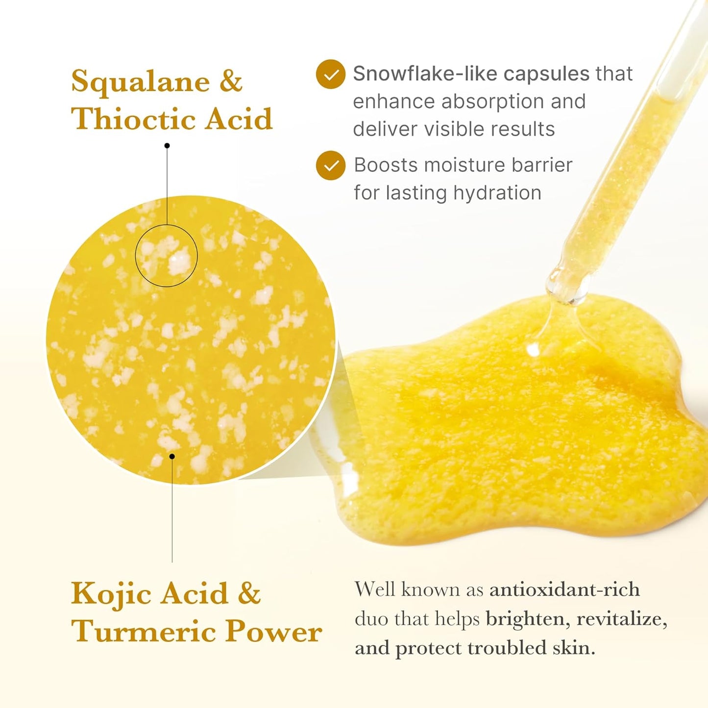 Medicube Kojic Acid Turmeric Clarifying & Balancing Capsule Serum – 30ml