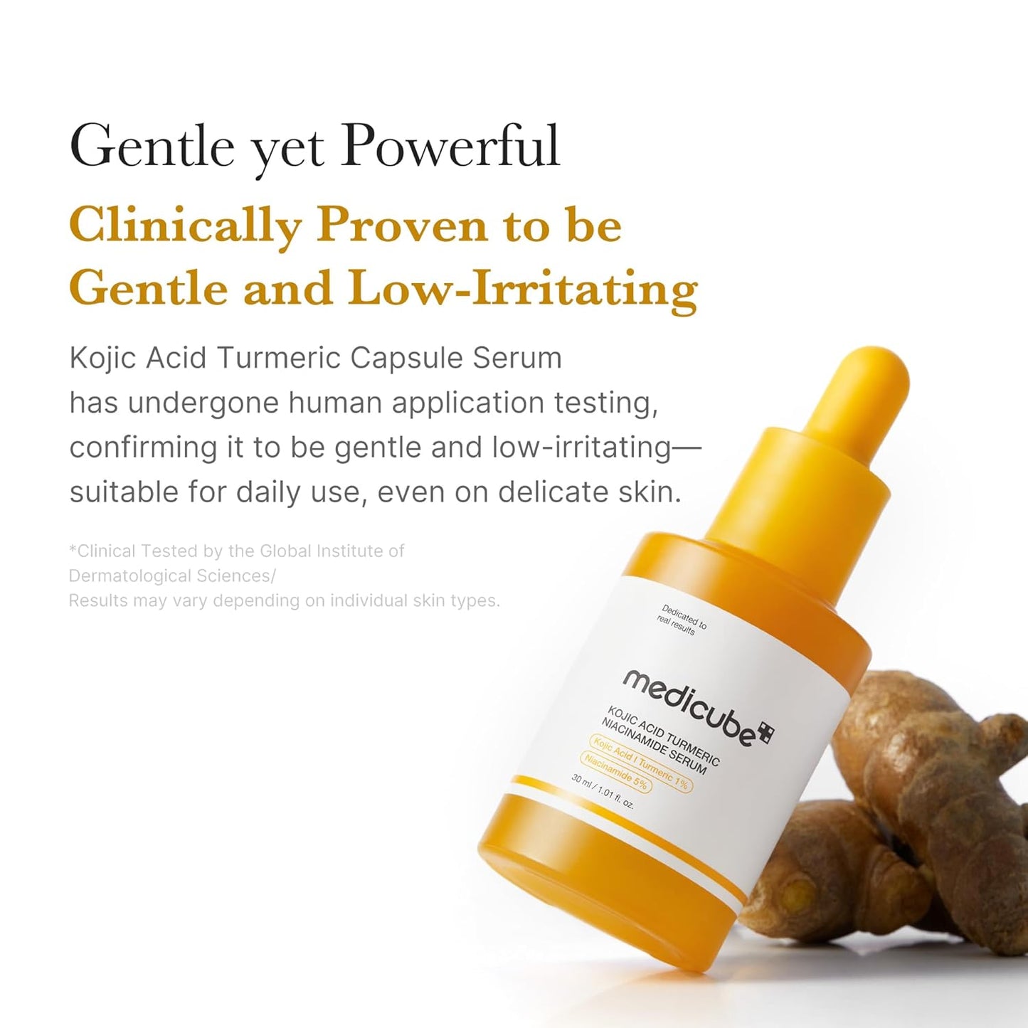 Medicube Kojic Acid Turmeric Clarifying & Balancing Capsule Serum – 30ml