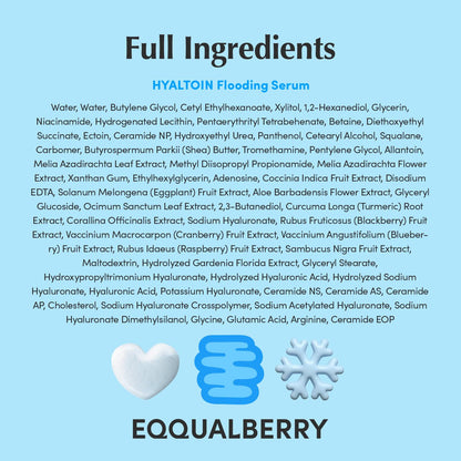 EQQUALBERRY Hyaltoin Flooding Smoothie Serum – 30ml