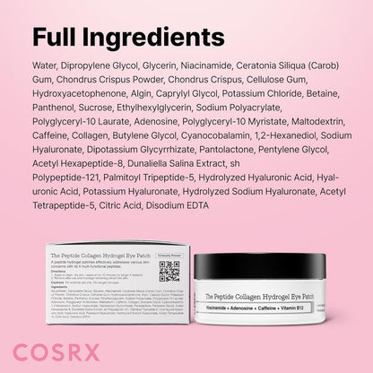 COSRX Pink Peptides Collagen Hydrogel Eye Patch