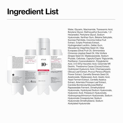Anua Niacinamide 10% + TXA 4% Serum – 30ml