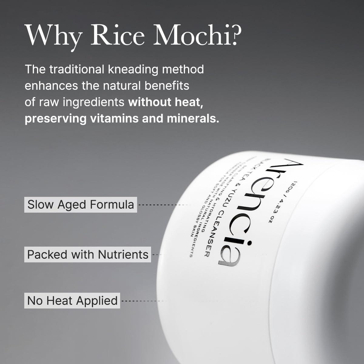 ARENCIA Black Tea Rice Mochi Cleanser – 120g