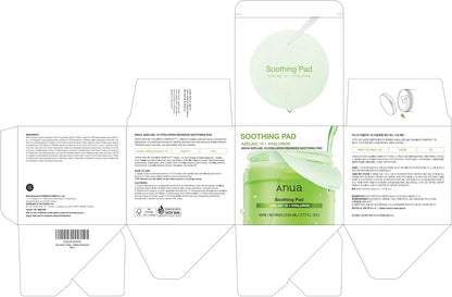 ANUA Azelaic Acid 10% Hyaluron Redness Soothing Toner Pads