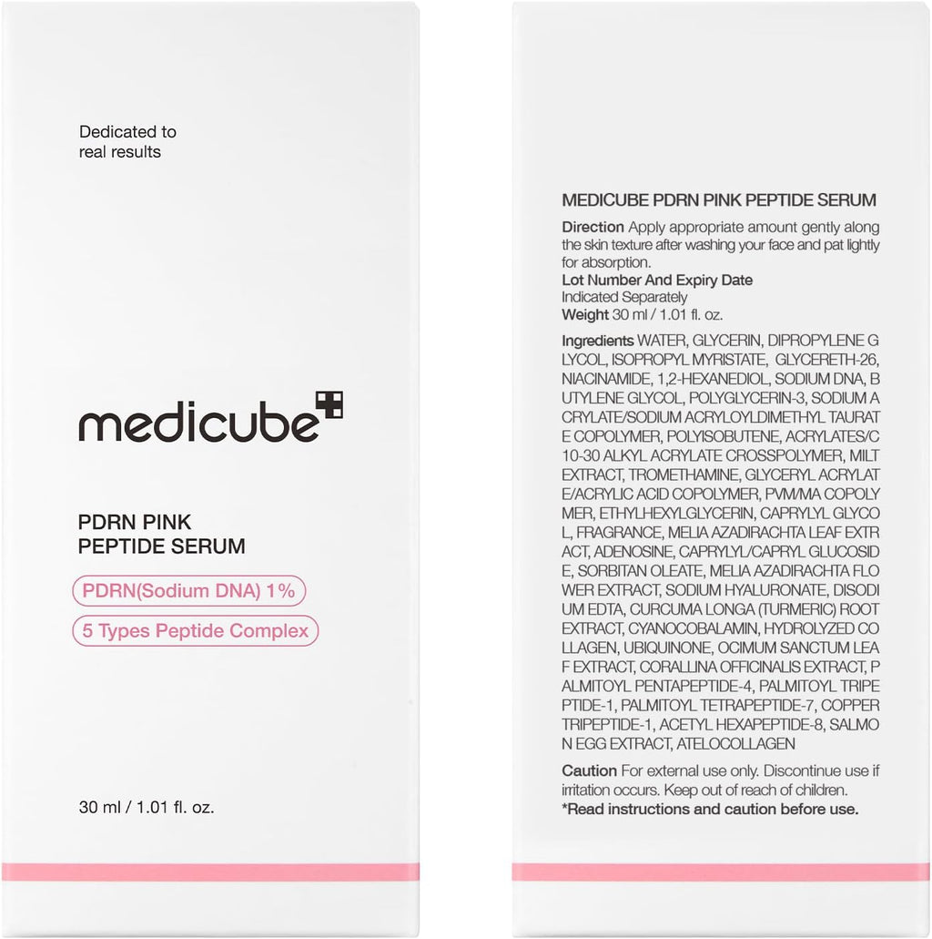 Medicube PDRN Pink Peptide Serum 30ml | Firming & Glass Skin Serum